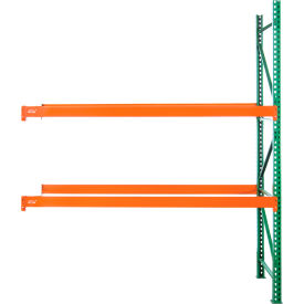 Teardrop Pallet Rack Add-On, No Deck, 96"W x 42"D x 144"H