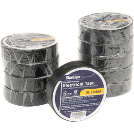 Black Electrical Tape, 3/4" X 66', 7 mil, Black
