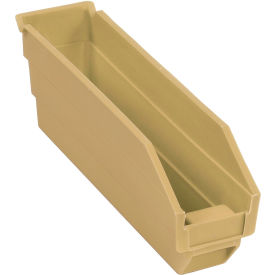 Plastic Nesting Storage Shelf Bin 2-3/4"W x 11-5/8"L x 4"H Beige