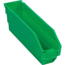 Plastic Nesting Storage Shelf Bin 2-3/4"W x 11-5/8"L x 4"H Green