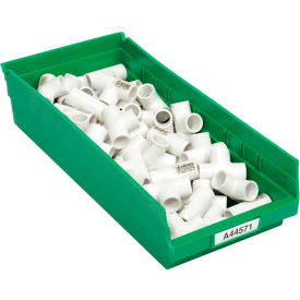 Plastic Nesting Storage Shelf Bin 8-3/8"W x 17-7/8"L x 4"H Green