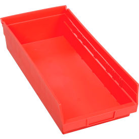 Plastic Nesting Storage Shelf Bin 8-3/8"W x 17-7/8"L x 4"H Red