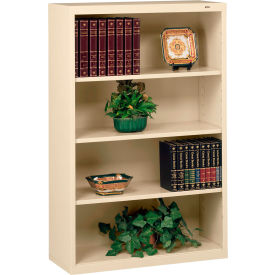 Welded Steel Bookcase 52"H - Putty