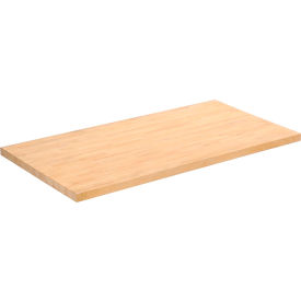 Workbench Top, Maple Butcher Block Square Edge, 48"Wx24"Dx1-3/4" Thick