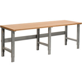 Extra Long Workbench, 96 x 36", Adjustable Height, Shop Top Square Edge
