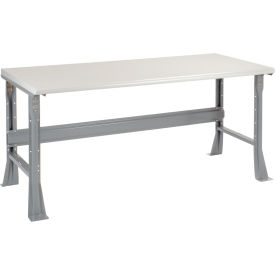 Workbench with Flared Leg, 72 x 30", Laminate Safety Edge