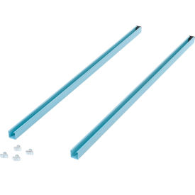 Steel Workbench Uprights, Blue