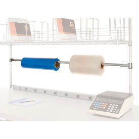 Tape Dispenser Roll Holder for Bench or Riser
