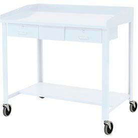 5" Polyurethane Caster Set For Extra-Wide Shop Desks