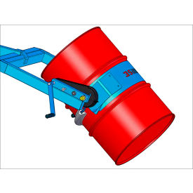 Mobile Drum Lift and Tilt 400A-60 72" High for 55 Gal Drum - Hand Crank Rotation