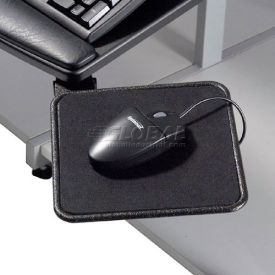 Mouse Tray, 8"W x 8"D, 360° Rotation, Black, 1/Pack