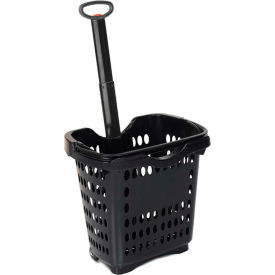 Black Rolling Basket 40 Liter - Pkg Qty 10