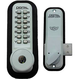 Digital Door Lock 2200 Surface/Rim Mount with Key Override, White