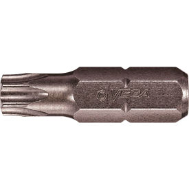 TORX 55 Insert Bit x 1-1/4" - 5/16 Hex Shank, Bull Nose, S2 Modified Steel, Gunmetal Grey