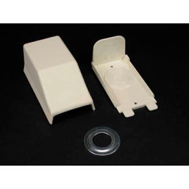 Entrance End Fitting, Ivory, 4-1/2"L