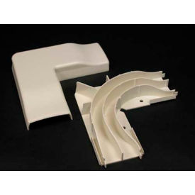 Divided FiberReady Flat Elbow, White, 5-1/2"L