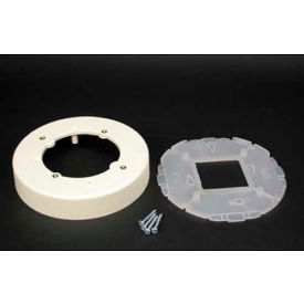 Round Extension Box, Open Base, Ivory
