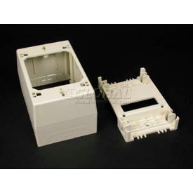1-Gang Deep Device Box, White, 4-3/4"L