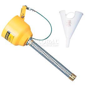 Funnel for 3 or 5 Gallon Poly Safety Can with 1" Flex Spout
