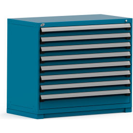 Modular Storage Drawer Cabinet 48x24x40, 8 Drawers, Blue