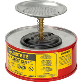 Safety Plunger Can - 1 Quart Steel, 10108
