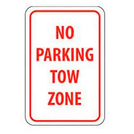 Aluminum Sign - No Parking Tow Zone - .063" Thick