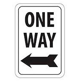 Aluminum Sign - One Way Left Arrow - .063" Thick