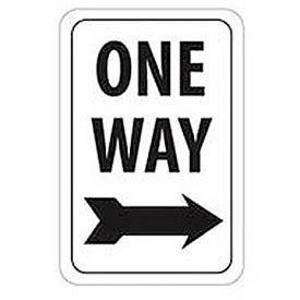 Aluminum Sign - One Way Right Arrow - .063" Thick