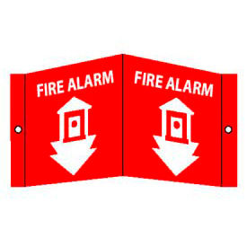 Fire Alarm Sign - Acrylic 5-3/4 x 8-3/4