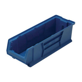 Plastic Hulk Stacking Bin, 24"L x 8-1/4"W x 7"H, Blue