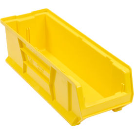 Plastic Hulk Stacking Bin, 24"L x 8-1/4"W x 7"H, Yellow