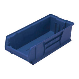 Plastic Hulk Stacking Bin, 24"L x 11"W x 7"H, Blue