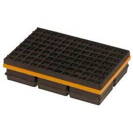 Super W Pad - Neoprene And Steel Pad With Friction Pad 6" X 4" X 1 1/4"