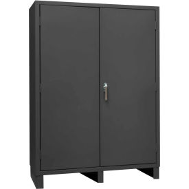 Durham All Welded Storage Bin Cabinet - No Shelves and Bins 60"W X 24"D X 84"H