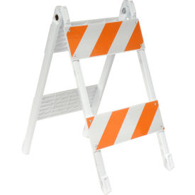 Plastic Folding Traffic Barricade 42 Inch High 4 Panels