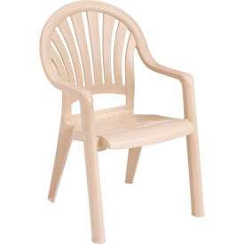 Fanback Stacking Outdoor Armchair - Sand
