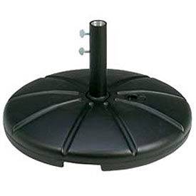 Resin Outdoor Umbrella Base With Filling Cap, Black