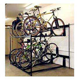 Saris Non-Lockable Two Tier 8 Bike Storage Rack 72 x 63