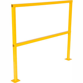 Square Steel Guard Rail 42"H X 48"L