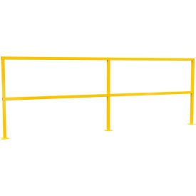 Square Steel Guard Rail 42"H X 120"L