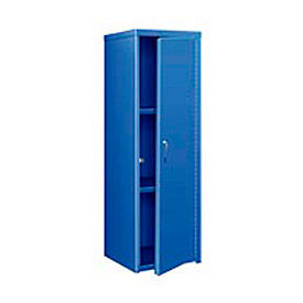 1-Tier 1 Door Heavy Duty Locker, 24"W x 24"D x 74"H, Blue, All-Welded