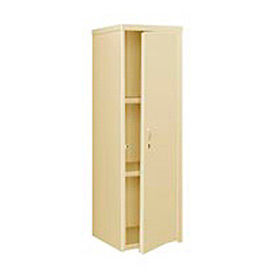1-Tier 1 Door Heavy Duty Locker, 24"W x 24"D x 74"H, Putty, All-Welded