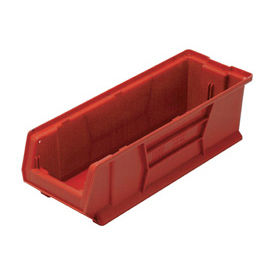 Plastic Stacking Bin, 30"L x 8-1/4"W x 7"H, Red