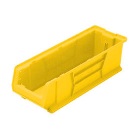 Plastic Hulk Stacking Bin, 30"L x 8-1/4"W x 7"H, Yellow