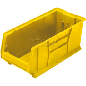 Plastic Stacking Bin, 30"L x 11"W x 10"H, Yellow
