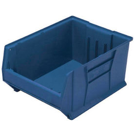 Plastic Stacking Bin, 30"L x 18-1/4"W x 12"H, Blue