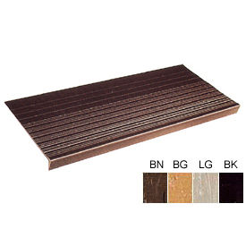 Vinyl Tread Rib Pattern 48"W Brown