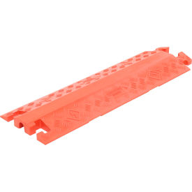 1-Channel General Purpose Drop Over Cable Guard, 36"L x 11-1/2" x 1-5/8"H, Orange