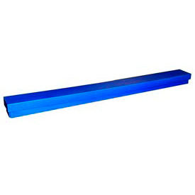 Storage Container with Lid, 61-1/4"L x 5-1/4"W x 3-3/4"H, Blue