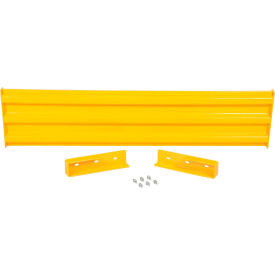Traffic Machinery Guard Rail, Drop In Style, 6'L, Yellow